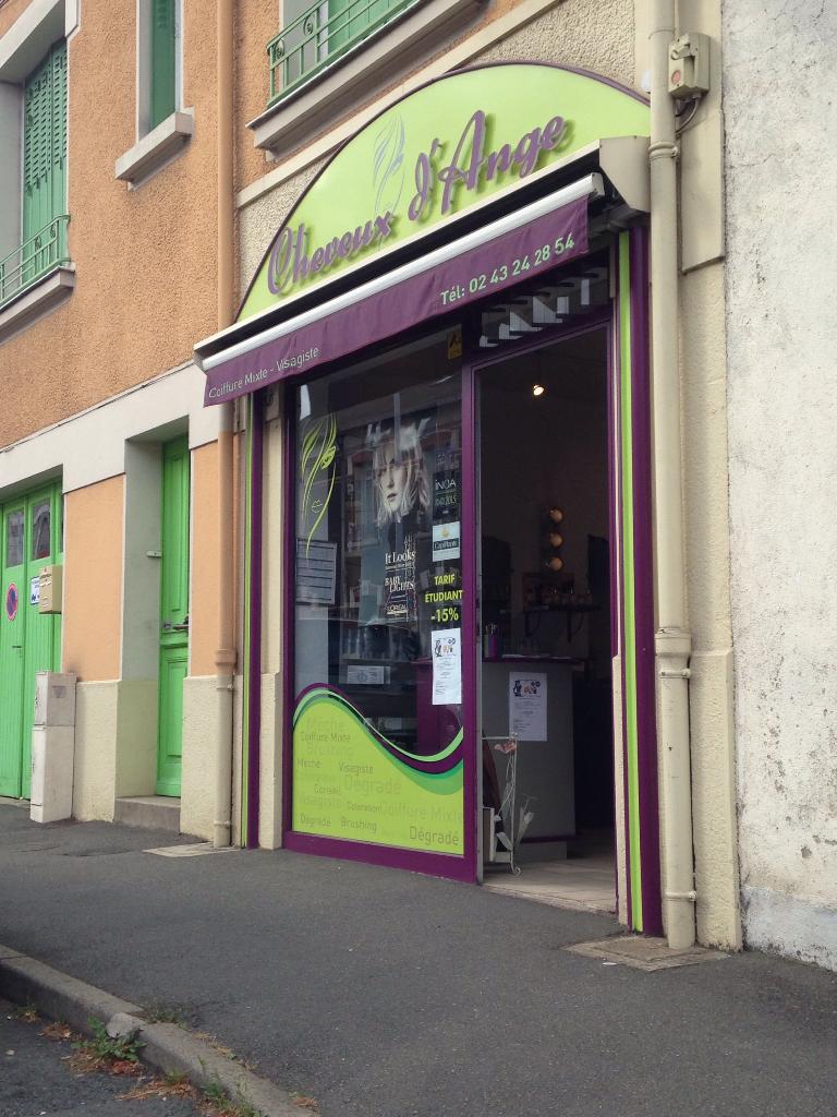 Cheveux d'ange - coiffeur, 112 rue voltaire 72000 le mans - adresse