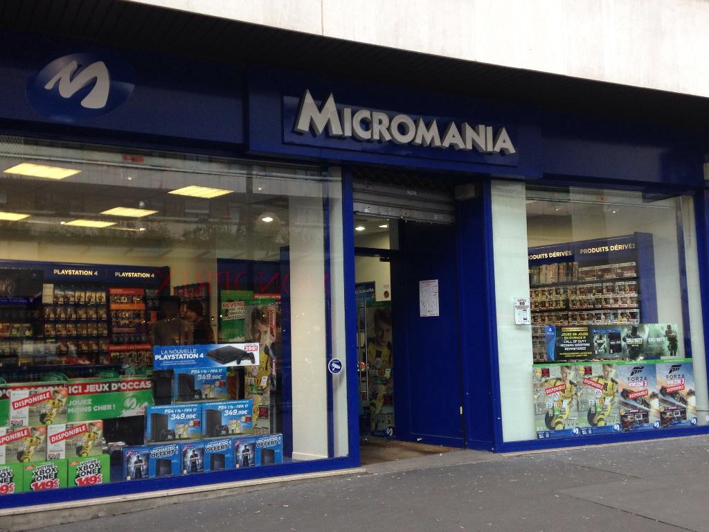 Micromania Paris Magasin De Jeux Vidéo Adresse Avis - 