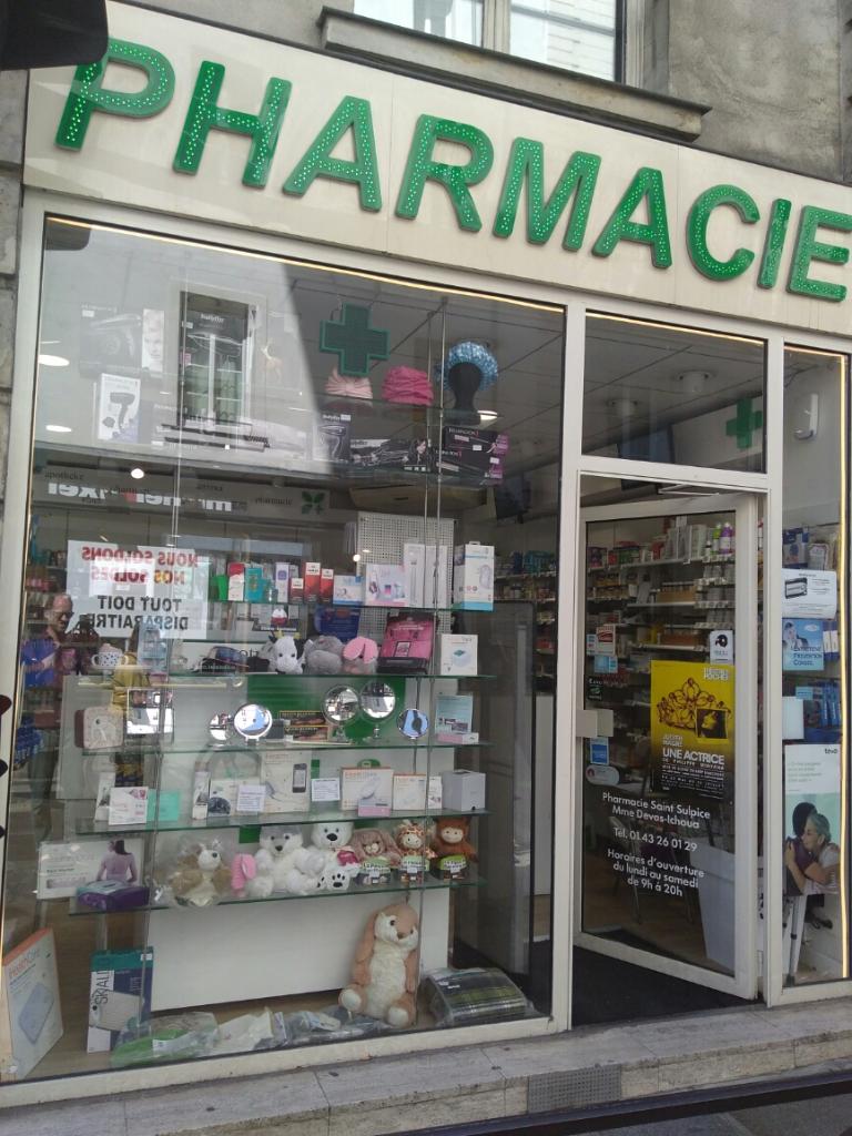 Pharmacie Saint Sulpice Pharmacie, 18 rue Saint Sulpice 75006 Paris