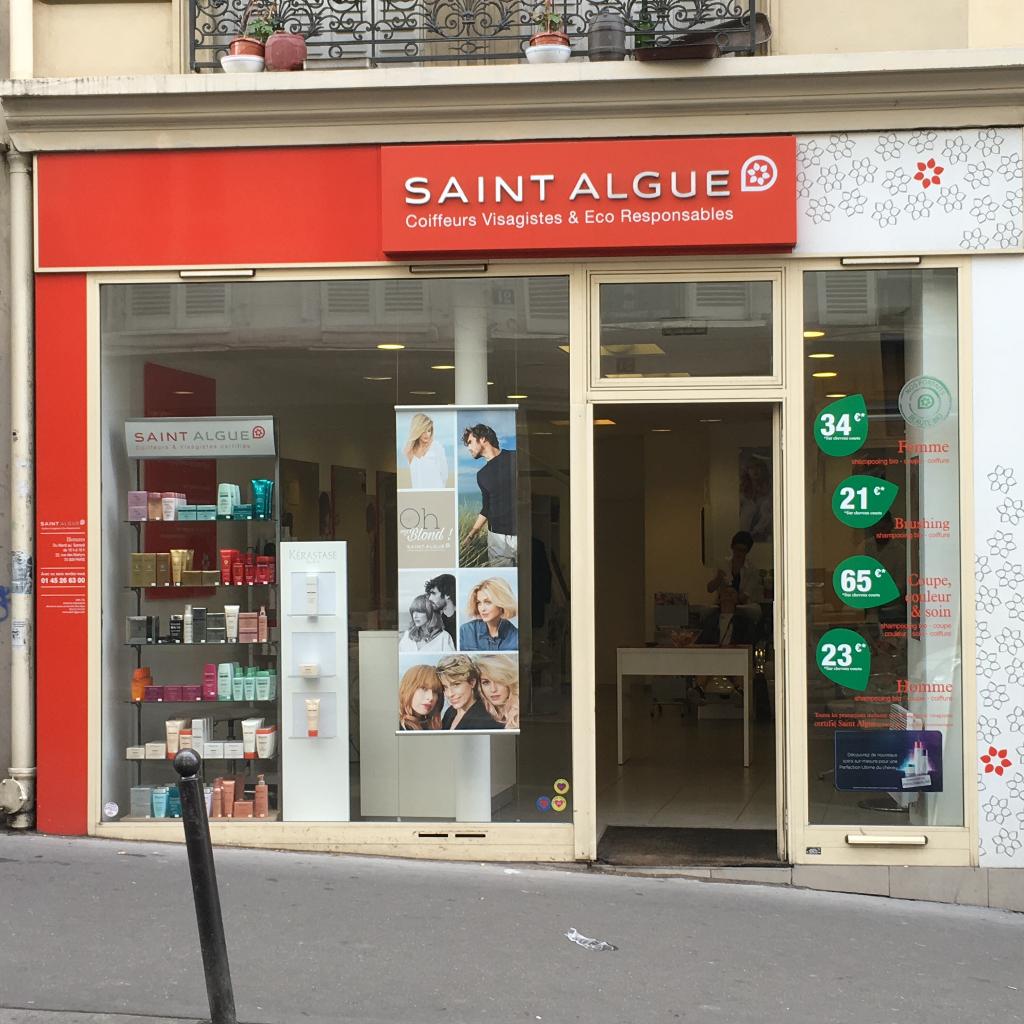 Saint Algue  Coiffeur, 22 rue Martyrs 75009 Paris  Adresse, Horaire